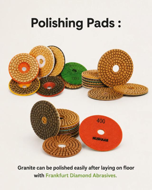 STONE POLISHING FLEXIBLE PADS